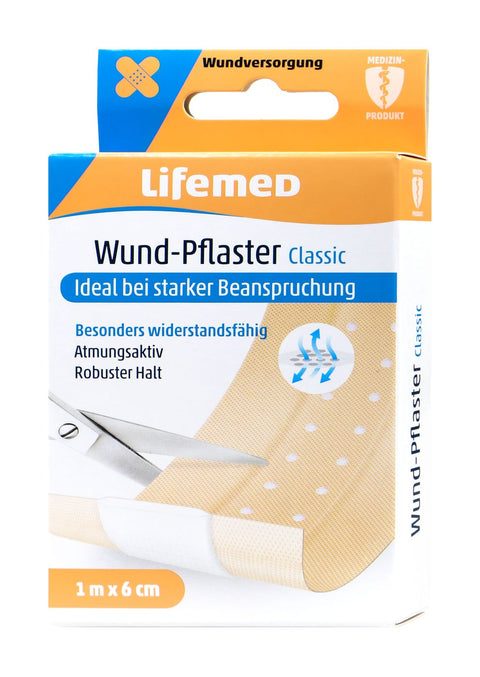   Lifemed Wund Pflaster Classic 1 m x 6 cm bester-kauf.ch