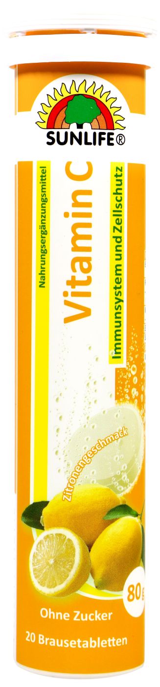   Sunlife Vitamin C Brausetabletten Immun-und Zellschutz bester-kauf.ch