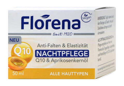   Florena Nachtpflege Q10 Aprikosenkernöl alle Hauttypen bester-kauf.ch
