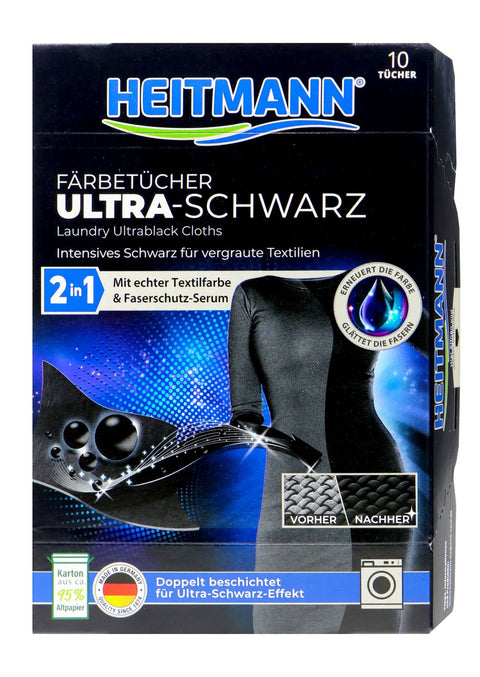   Heitmann Färbetücher Ultra Schwarz bester-kauf.ch