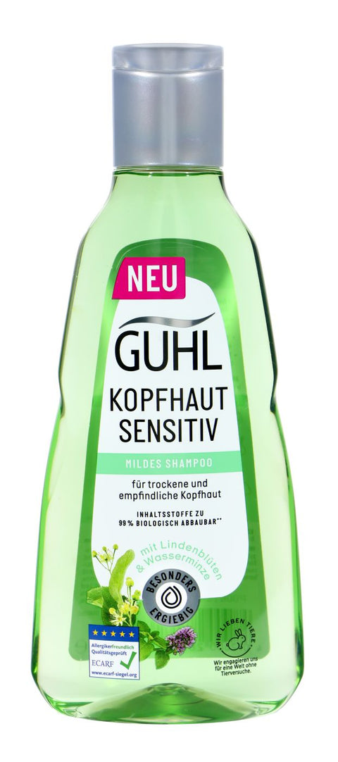   Guhl Shampoo Kopfhaut Sensitiv Weisser Tee + Wasserminze bester-kauf.ch
