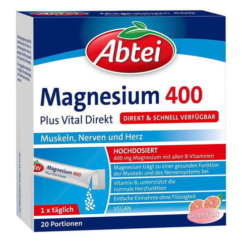 bester-kauf.ch Magnesium 400 Plus Direkt Abtei   Nahrungsergänzung