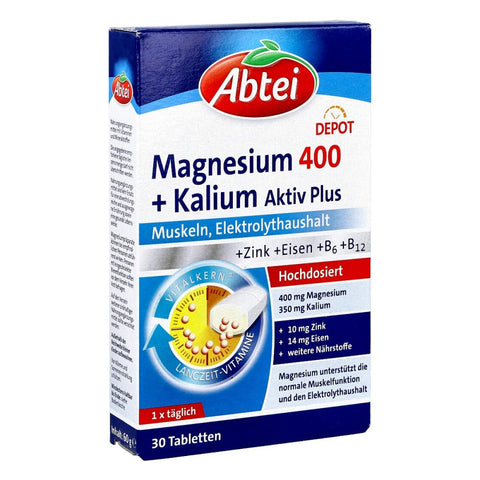 bester-kauf.ch Magnesium 400 und Kalium Abtei   Nahrungsergänzung