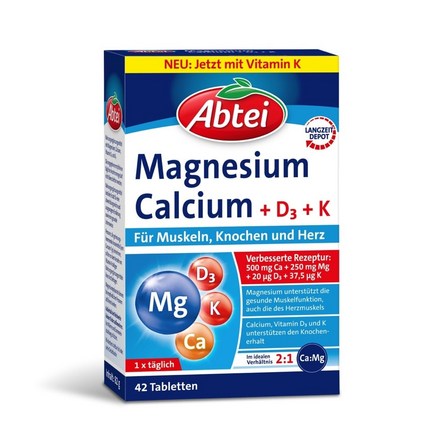   Abtei Magnesium Calcium D3 K bester-kauf.ch