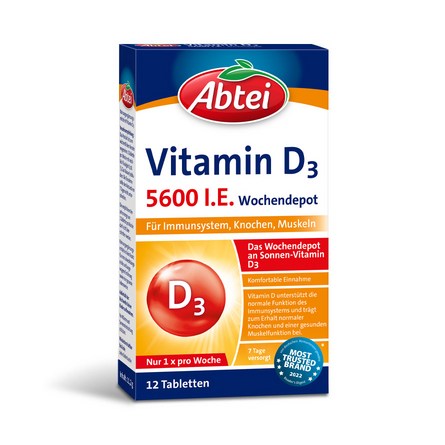   Abtei Vitamin D3 Forte Wochendepot 5600 i.E, bester-kauf.ch