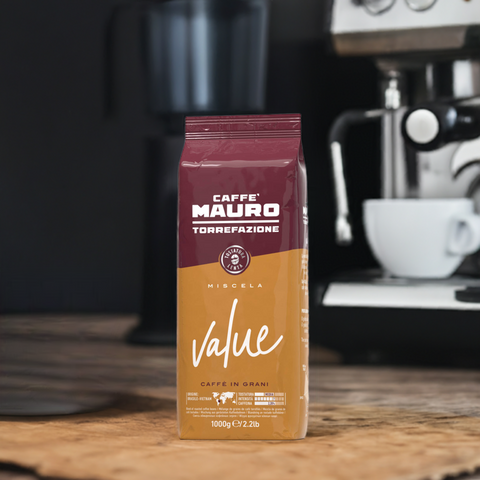 Caffè Mauro Value Espresso 10/90 1kg-Bohnen bester-kauf.ch  bester Kaffee