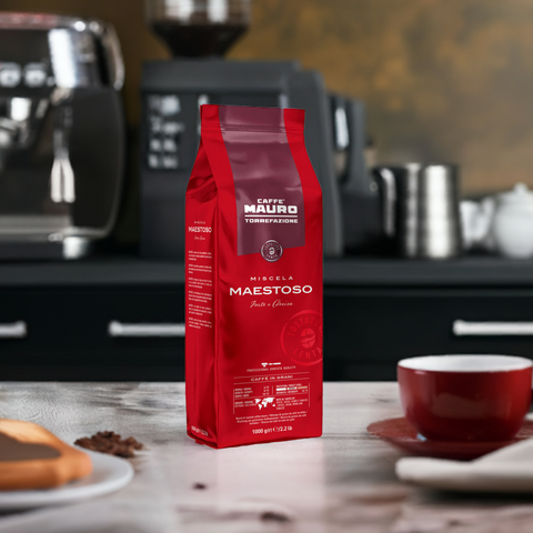 Caffè Mauro Maestoso 1kg Kaffeebohnen bester-kauf.ch 3