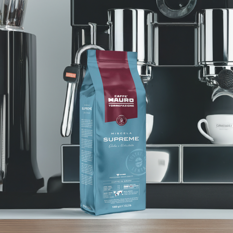 Caffè Mauro «SUPREME» - 1kg Bohnen bester-kauf.ch Kaffee Kaffeebohnen 