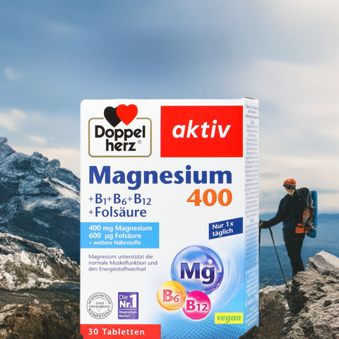 Magnesium 400 B1 B6 Folsäure - bester-kauf.ch  