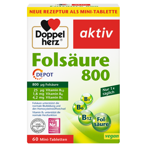 bester-kauf.ch Folsäure 800 Depot Tabletten Doppelherz   Nahrungsergänzung