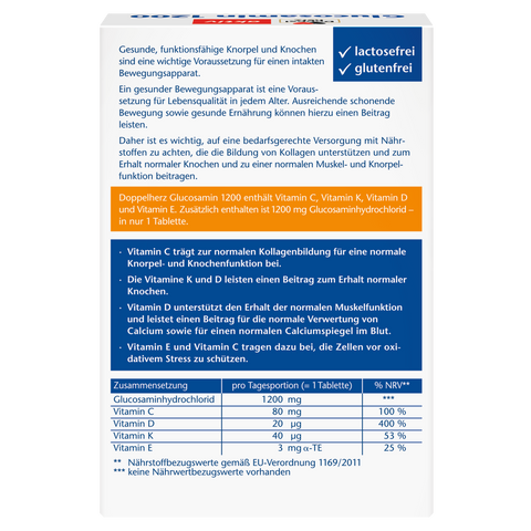 bester-kauf.ch Glucosamin 1200 Doppelherz   Nahrungsergänzung