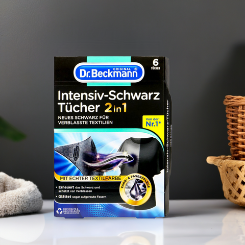 bester-kauf.ch Dr. Beckmann Intensiv-Schwarz Tücher 2in1 Dr. Beckmann   Aufbewahrung & Reinigungsmittel Kleider