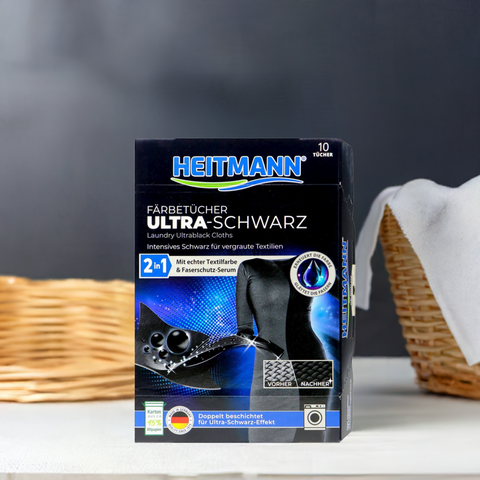 Heitmann Färbetücher Ultra Schwarz
Wäsche Farbe