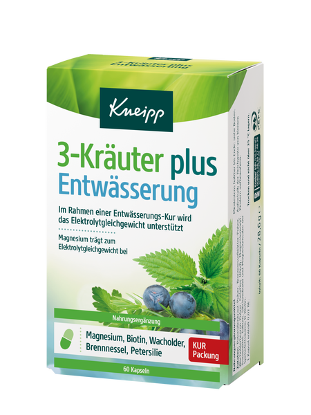   Kneipp 3 Kräuter Entwässerungskapseln bester-kauf.ch