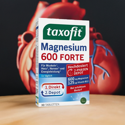 Taxofit Magnesium 600-Forte bester-kauf.ch Herz