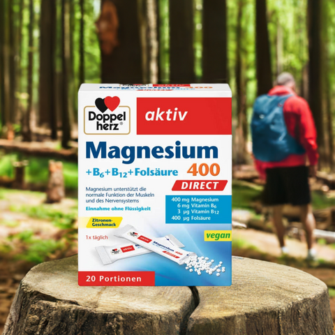 Doppelherz Magnesium  B6 B12 Direct bester-kauf.ch Folsäure