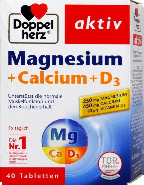 Doppelherz Magnesium Calcium D3 bester-kauf.ch Kalzium