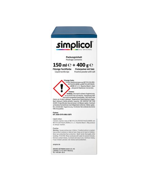 bester-kauf.ch Simplicol Intensiv Textilfarbe Opal-Petrol Simplicol   Textilfarbe