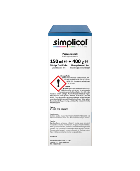 bester-kauf.ch Simplicol Intensiv Textilfarbe Royal-Blau Simplicol   Textilfarbe