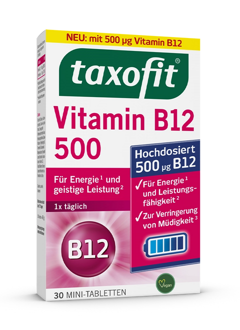 bester-kauf.ch Taxofit Vitamin B12 450 µg Minitabletten Taxofit   Nahrungsergänzung