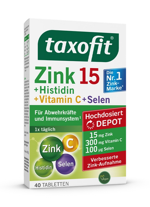 bester-kauf.ch Taxofit Zink und Histidin und Selen und Vitamin C Taxofit   Nahrungsergänzung