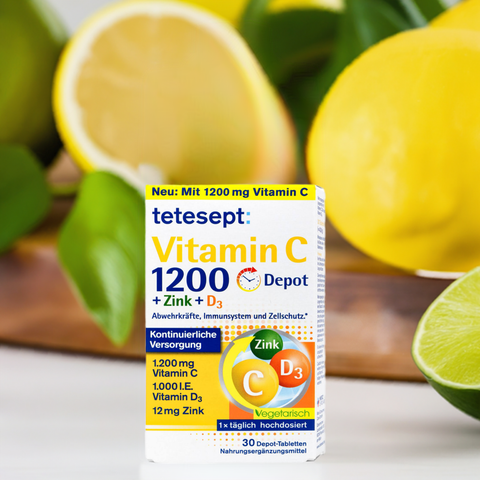 Tetesept Vitamin C 1200 + Zinc + D3