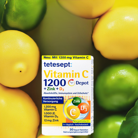 Tetesept Vitamin C 1200 + Zinc + D3