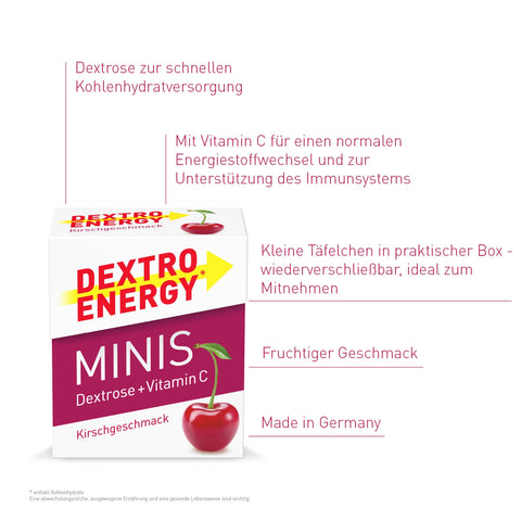 bester-kauf.ch Dextro Energy Minis Kirsche Dextro   Bonbons & Traubenzucker