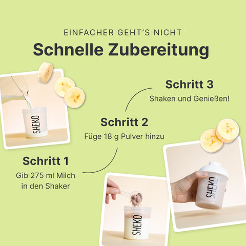 Schnelle und einfache Zubereitung