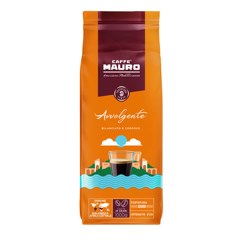 bester-kauf.ch Caffè Mauro Avvolgente – Mediterranean Line | 1kg Kaffeebohnen | Kräftig & Ausgewogen Caffè Mauro   Kaffeebohnen