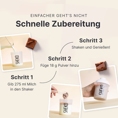 Schnelle und einfache Zubereitung